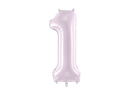 Balonek foliovy cislo 1 fialovy 72 cm 55FB230G1014