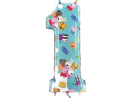 balon grabo 26 peppa pig number 1 1