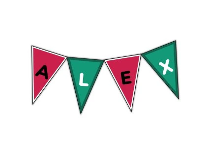 Personalizovaná girlanda -  Squid Game