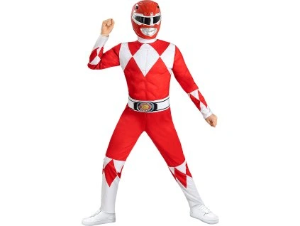 Detský kostým - Power Ranger červený