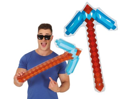 Nafukovací krompáč - Minecraft