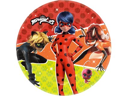 Papirnati krožniki - Miraculous 23 cm 8 kos