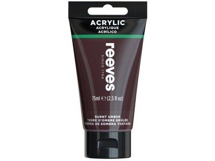 Akrylová farba hnedá 75 ml Reeves