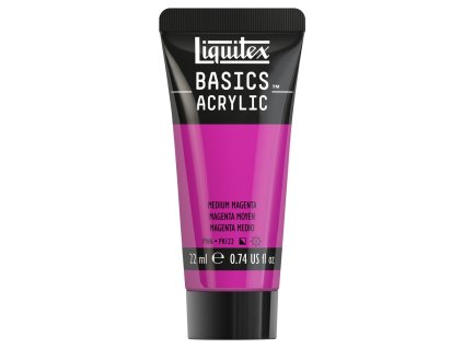 094376975352 LQX BASICS ACRYLIC 22ML 500 MEDIUM MAGENTA 094376975352