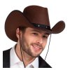 Dodatek h kostumu - Kavbojski klobuk rjave barve