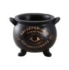 chaudron magie noire polyresine 22cm x 20cm x 16cm