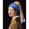 Maľovanie podľa čísel - Dievča s perlovou náušnicou ©Jan Vermeer 40 x 50 cm