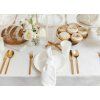 Papierové taniere - Biele s ornamentom 23 cm 6 ks