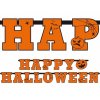 Banner Happy Halloween 210cm