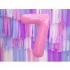 Fóliový balón narodeninové číslo 7 ružový 86cm