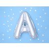 Fóliový balón Mini - Písmeno A 35cm strieborný
