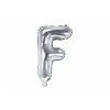 Fóliový balón Mini - Písmeno F 35cm strieborný