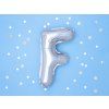 Fóliový balón Mini - Písmeno F 35cm strieborný