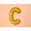Fóliový balón Mini - Písmeno C 35cm zlatý