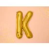Fóliový balón Mini - Písmeno K 35cm zlatý