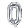 Fóliový balón Mini - Písmeno O 35cm strieborný