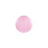 Okrúhly papierový lampión ružový 20 cm