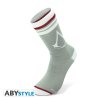 assassin s creed socks grey white crest