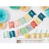 Banner - Happy Birthday mix farieb 15 x 175 cm