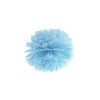 Pompom v tvare kvetu hmlistý modrý 25 cm