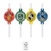 Papierové slamky - Harry Potter fakulty 4 ks