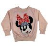 Dievčenská mikina - Minnie Mouse svetloružová
