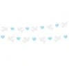 Girlanda - Holubice a modré srdiečka 150 cm