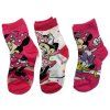 Sada 3 párov detských ponožiek - Minnie Mouse mix