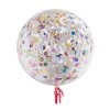 Balón s konfetami - mix 45 cm