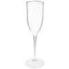 Poháre na šampanské - Transparentné 1,7 dcl