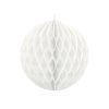 Papierová guľa - biela 10 cm