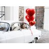 Fóliový balón - Srdce, červené 61 cm