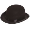 Črni klobuk za odrasle