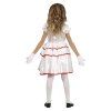 Dievčenský kostým - Klaun biely
