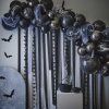 Balónová girlanda so strapcami - Halloween, netopiere