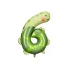 Fóliový balón - číslo 6, korytnačka