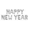 Fóliový balón - Happy New Year, strieborné