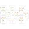 Poročne informacijske kartice - Elegant ornament 9 kosov