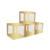 4 carton cubes w plastic gold 30cm x 30cm x 30cm (1)