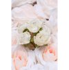 bunch of 6 white peonies 9cm x 5cm x 14cm