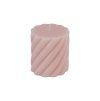 Sviečka špirála - Nude ružová 7 x 7,5 cm