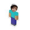 Personalizovaný zápich na tortu -  Minecraft