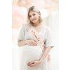 Šerpa Mom to be ružová 75 cm