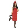 Otroški dekliški kostum - Charleston rdeč