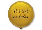 Fóliové balóny - Kruh s textom