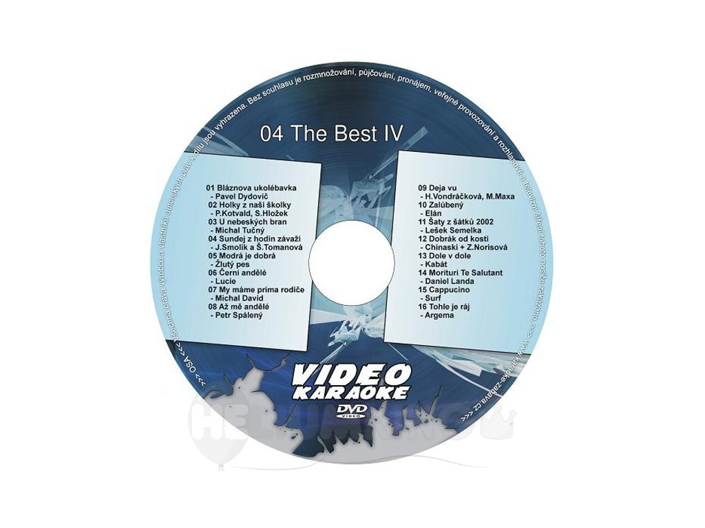 The Best IV DVD kompilácia