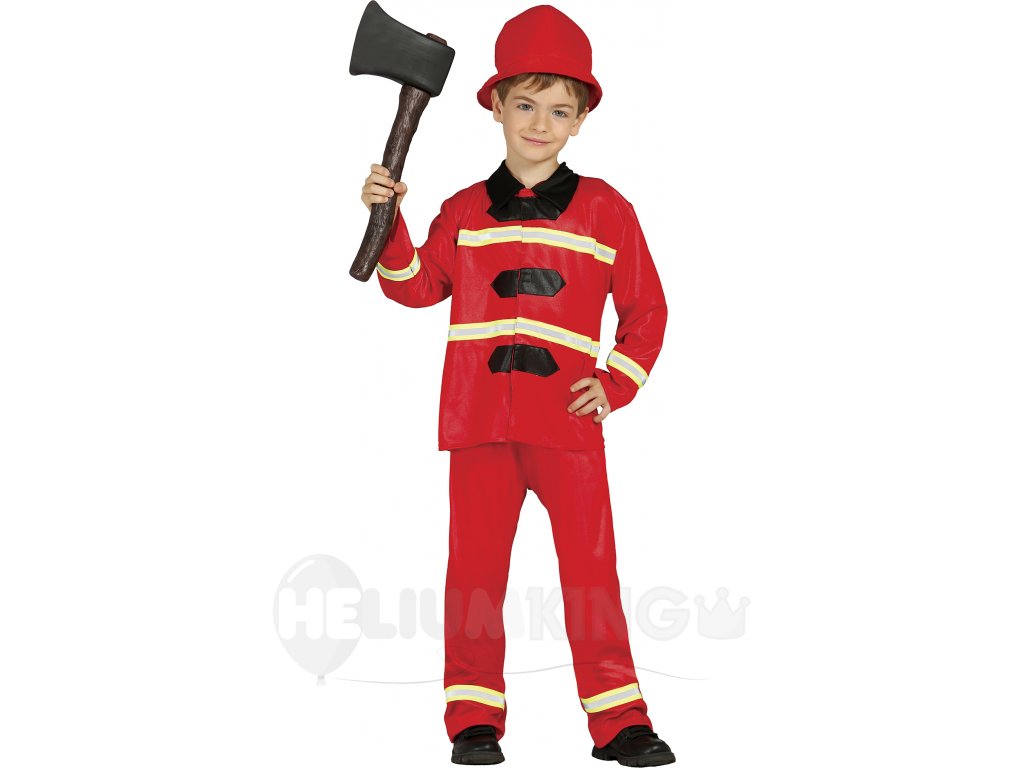 Kostým hasiča - detský (Veľkosti 10-12 rokov (výška 142-148cm))