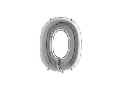 Balón číslo 0 malé strieborné 35 cm