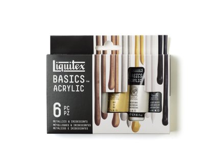 887452030997 LQX BASICS METALLICS AND IRIDESCENTS 6x22ML 887452030997 [FRONT]