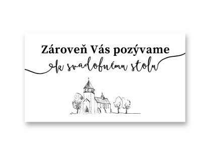 Kartička k stolu - Sketch